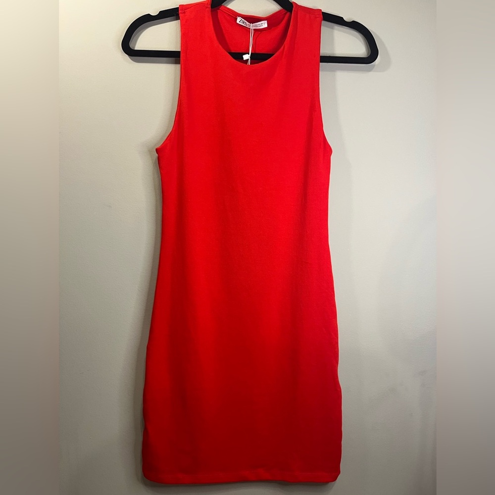 Zara Vibrant Red Mini Dress